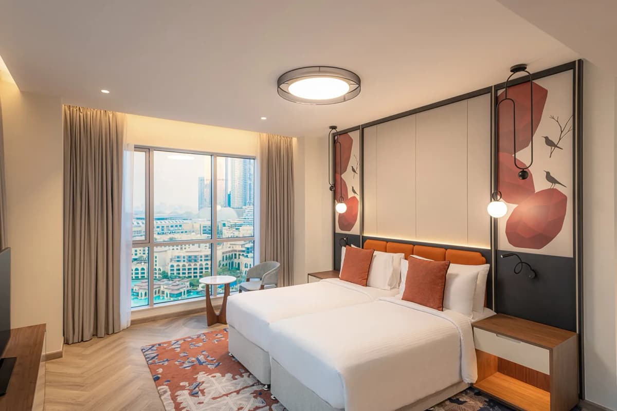 Premium Studio Twin Burj Khalifa e Vista Fontana