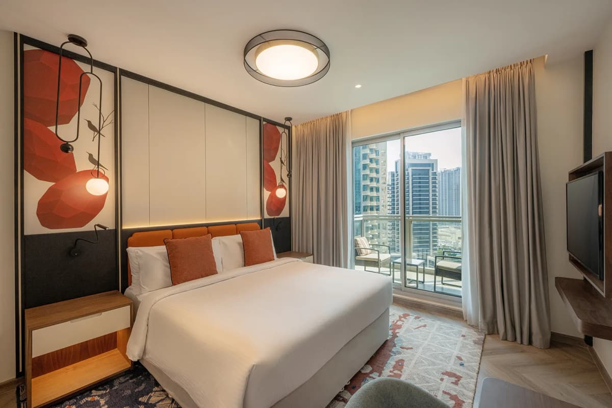 Chambre familiale King Suite Balcon Boulevard Vue