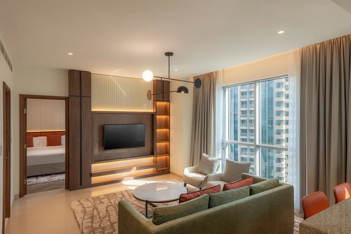 Chambre familiale King Suite Balcon Boulevard Vue