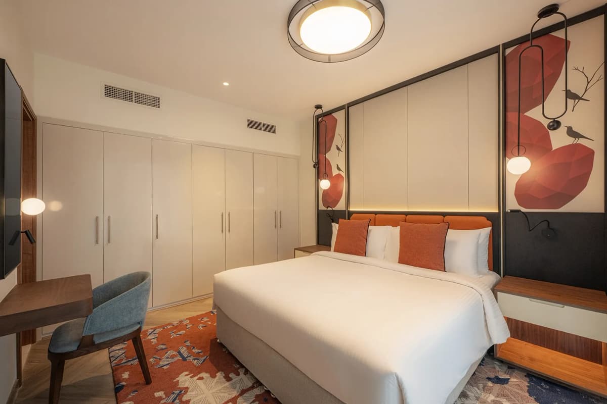 Chambre familiale King Suite Balcon Boulevard Vue