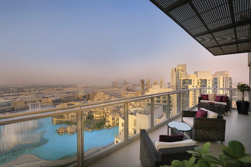 4个卧室 皇家顶楼 有全景 Balcony Burj Khalifa 和泉景