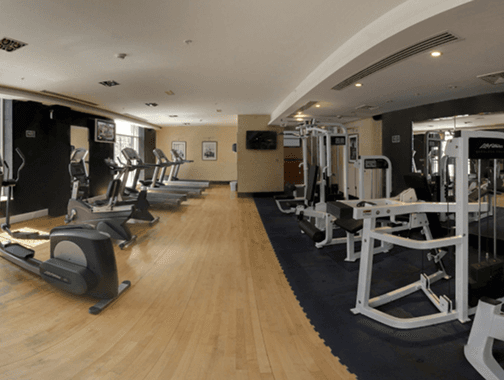 Fitnesscenter und Dampfbad